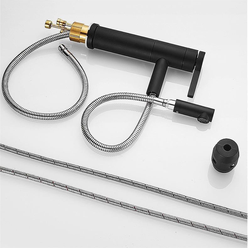 Lisslune | Lever handle faucet Glam Style with swivel spout for the bathroom