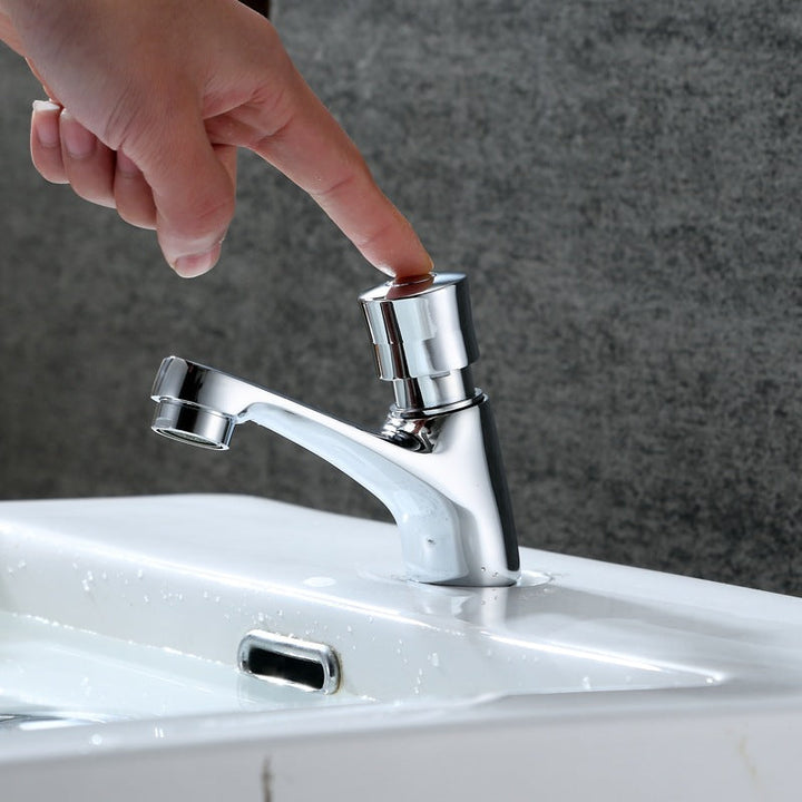 Lisslune | Modern Vessel Faucet Brass 1-Handle Low Arc Vessel Faucet for Home