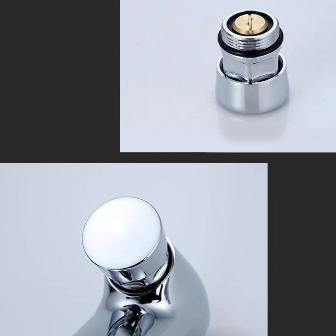 Lisslune | Modern Vessel Faucet Brass 1-Handle Low Arc Vessel Faucet for Home