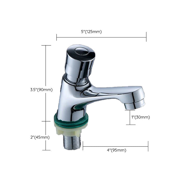 Lisslune | Modern Vessel Faucet Brass 1-Handle Low Arc Vessel Faucet for Home