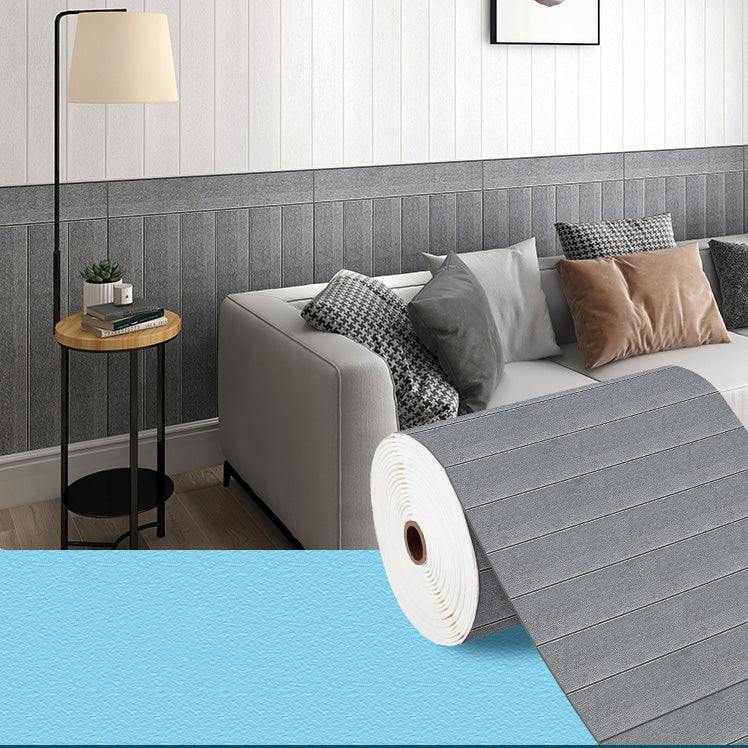 Lisslune | Industrial Tin Backsplash Panel Smooth Wall Ceiling Wood Grain Design