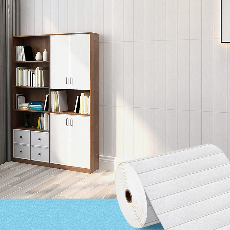 Lisslune | Industrial Tin Backsplash Panel Smooth Wall Ceiling Wood Grain Design