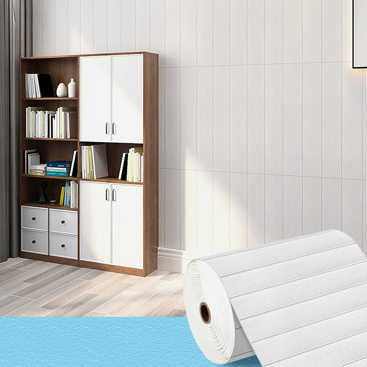 Lisslune | Industrial Tin Backsplash Panel Smooth Wall Ceiling Wood Grain Design