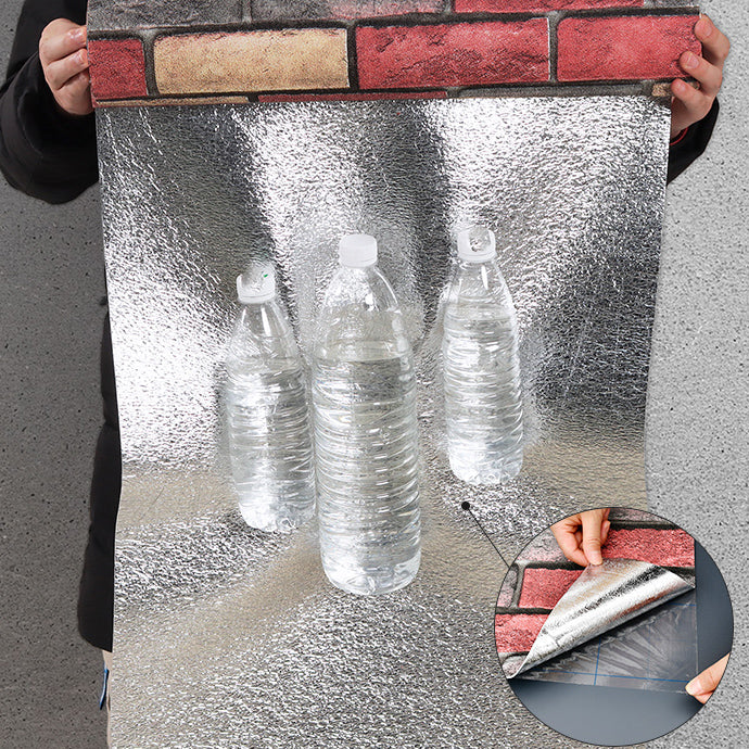 Lisslune | Industrial Wall Plank Brick Pattern Bathroom and Living Room Wall Panels