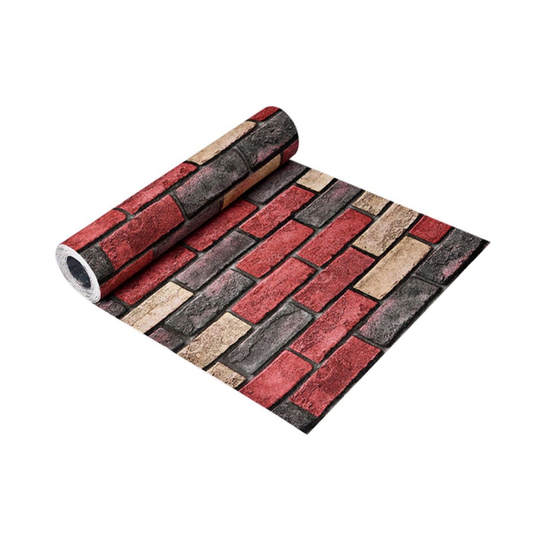 Lisslune | Industrial Wall Plank Brick Pattern Bathroom and Living Room Wall Panels