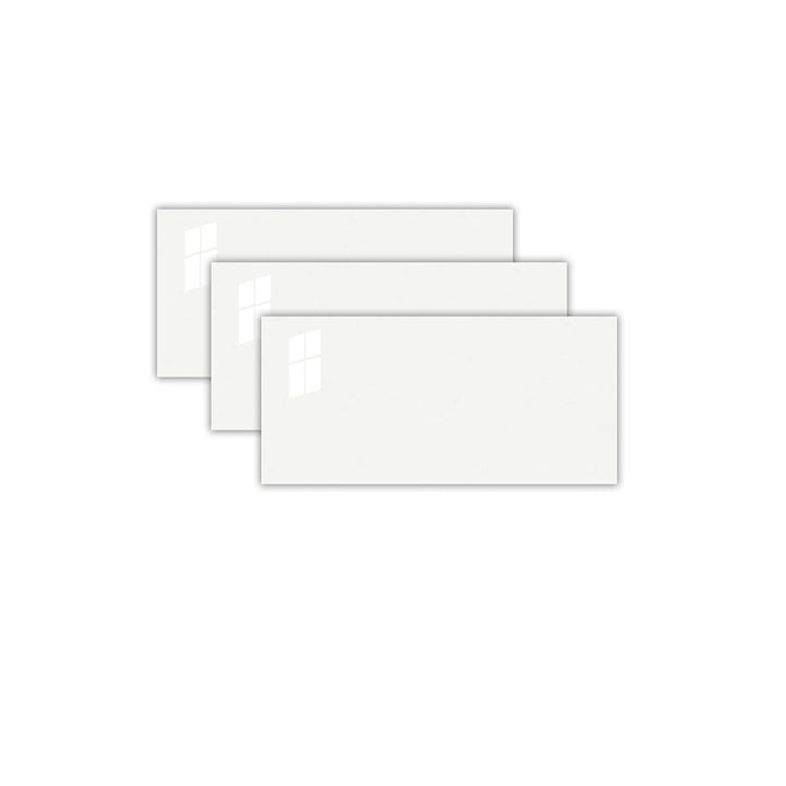 Lisslune | 3-Pack PVC Rectangular Peel & Stick Subway Tiles Kitchen and Bathroom Backsplash