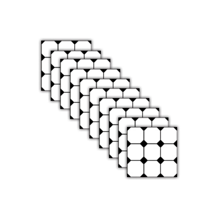 Lisslune | Modern Peel & Stick Mosaic Tiles PVC Single Panel Square Peel and Stick Wall Tile
