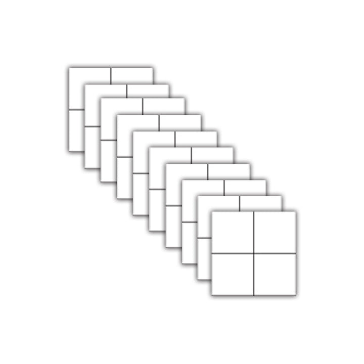 Lisslune | Modern Peel & Stick Mosaic Tiles PVC Single Panel Square Peel and Stick Wall Tile