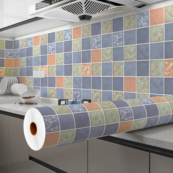 Lisslune | Modern Peel and Stick Tiles PVC Mosaic Tiles Peel and Stick Back Wall Tiles