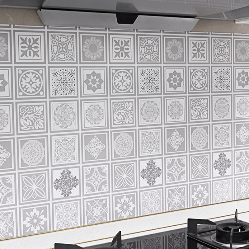 Lisslune | Modern Peel and Stick Tiles PVC Mosaic Tiles Peel and Stick Back Wall Tiles