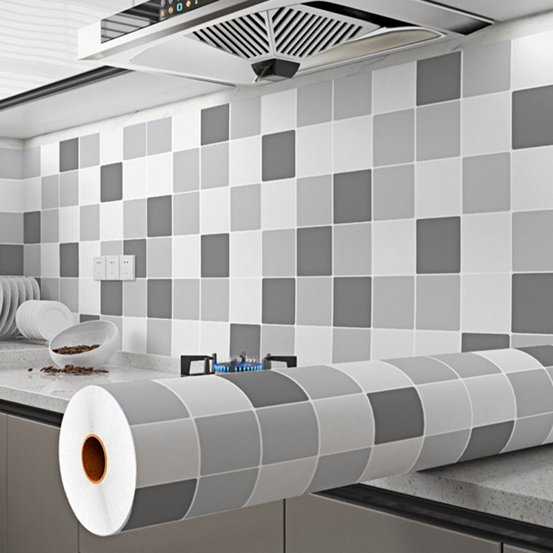 Lisslune | Modern Peel and Stick Tiles PVC Mosaic Tiles Peel and Stick Back Wall Tiles
