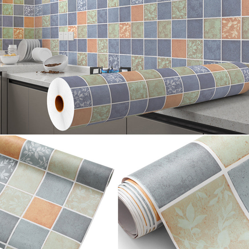 Lisslune | Modern Peel and Stick Tiles PVC Mosaic Tiles Peel and Stick Back Wall Tiles