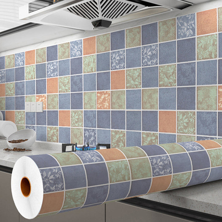 Lisslune | Modern Peel and Stick Tiles PVC Mosaic Tiles Peel and Stick Back Wall Tiles