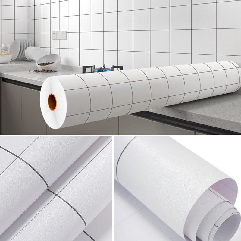 Lisslune | Modern Peel and Stick Tiles PVC Mosaic Tiles Peel and Stick Back Wall Tiles