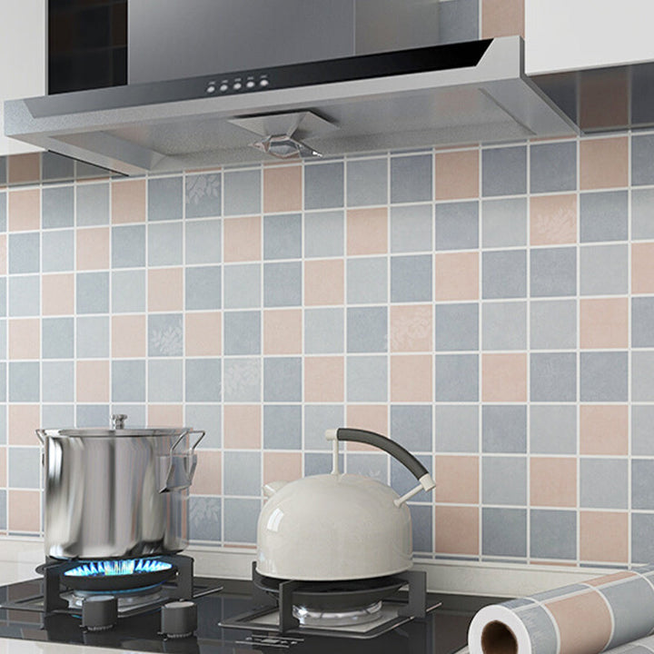 Lisslune | Modern Peel and Stick Tiles Plastic Mosaic Tile Peel & Stick Field Tile for the Kitchen