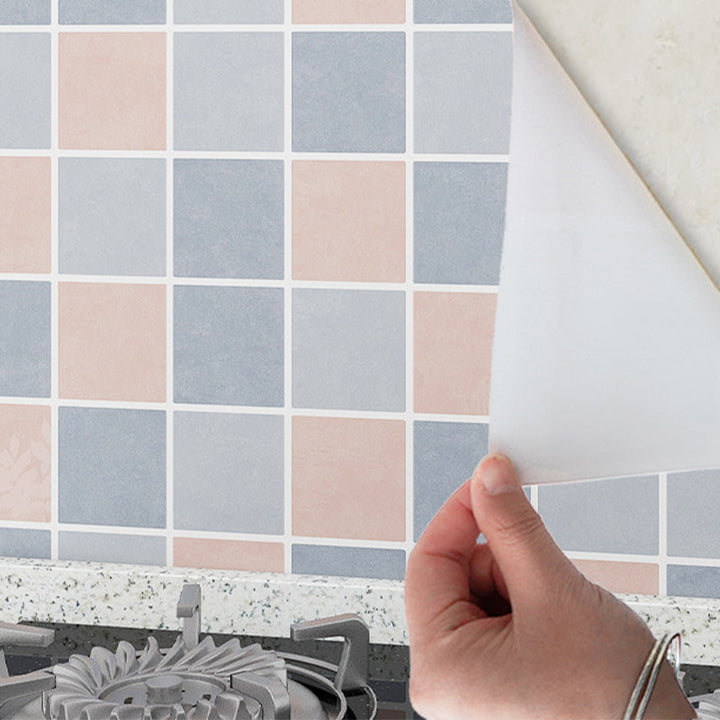 Lisslune | Modern Peel and Stick Tiles Plastic Mosaic Tile Peel & Stick Field Tile for the Kitchen