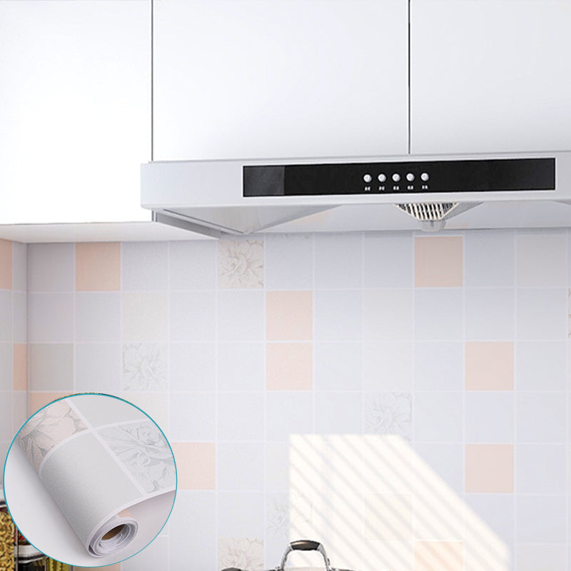 Lisslune | Modern Peel and Stick Tiles Plastic Mosaic Tile Peel & Stick Field Tile for the Kitchen