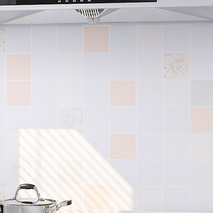 Lisslune | Modern Peel and Stick Tiles Plastic Mosaic Tile Peel & Stick Field Tile for the Kitchen