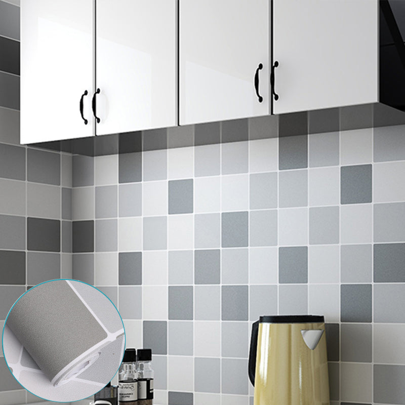 Lisslune | Modern Peel and Stick Tiles Plastic Mosaic Tile Peel & Stick Field Tile for the Kitchen