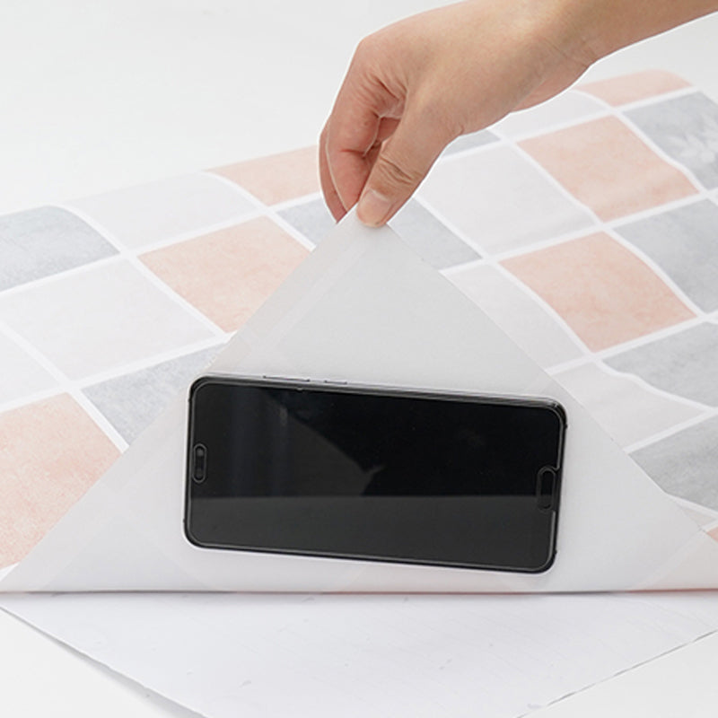 Lisslune | Modern Peel and Stick Tiles Plastic Mosaic Tile Peel & Stick Field Tile for the Kitchen