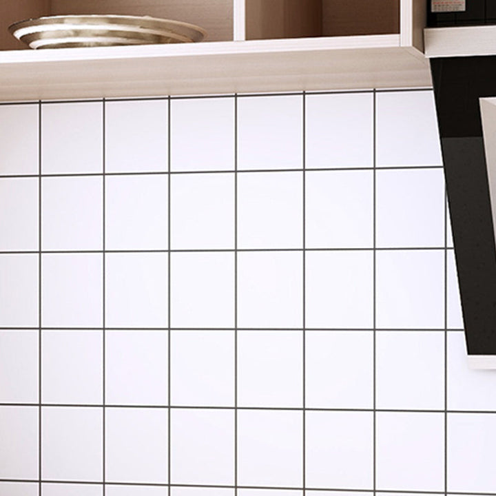 Lisslune | Modern Peel and Stick Tiles Plastic Mosaic Tile Peel & Stick Field Tile for the Kitchen