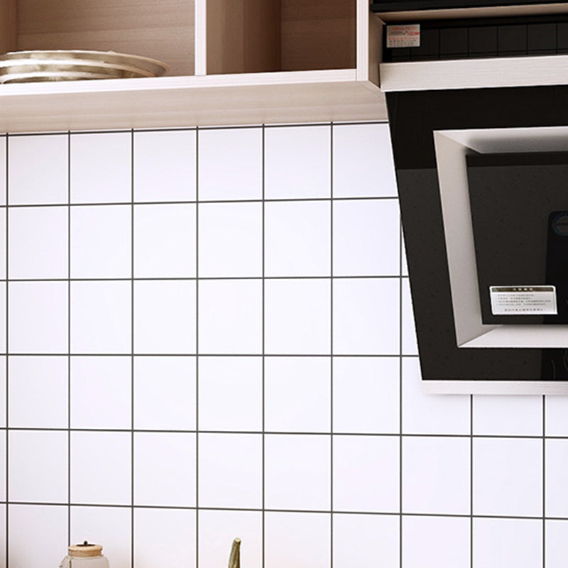 Lisslune | Modern Peel and Stick Tiles PVC Square Wallpaper for Kitchen and Bathroom Splashback