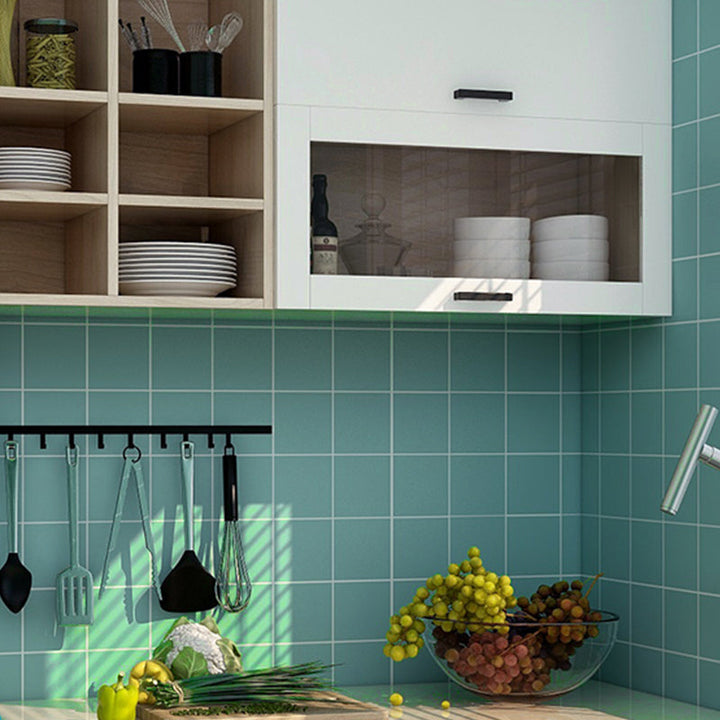 Lisslune | Modern Peel and Stick Tiles PVC Square Wallpaper for Kitchen and Bathroom Splashback