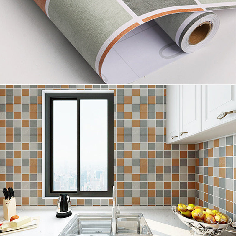 Lisslune | Modern Peel and Stick Tiles PVC Square Wallpaper for Kitchen and Bathroom Splashback
