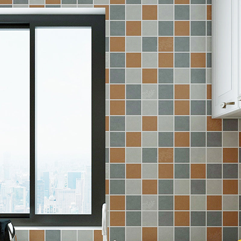 Lisslune | Modern Peel and Stick Tiles PVC Square Wallpaper for Kitchen and Bathroom Splashback