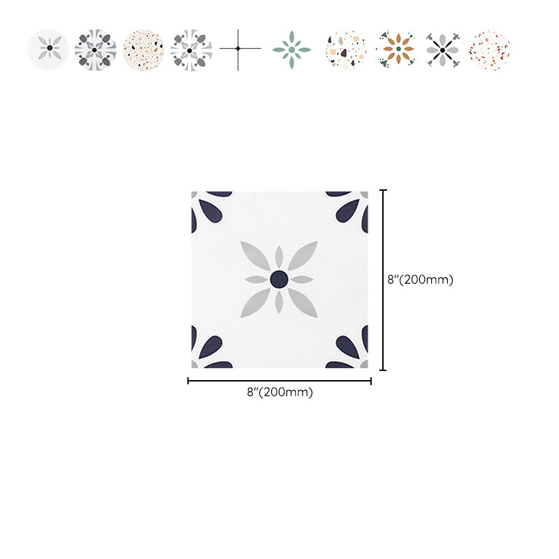 Lisslune | Kitchen wall floor tile removable and adhesive pattern waterproof wall tile