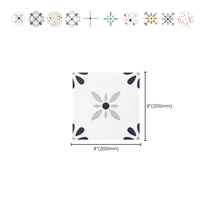 Lisslune | Kitchen wall floor tile removable and adhesive pattern waterproof wall tile