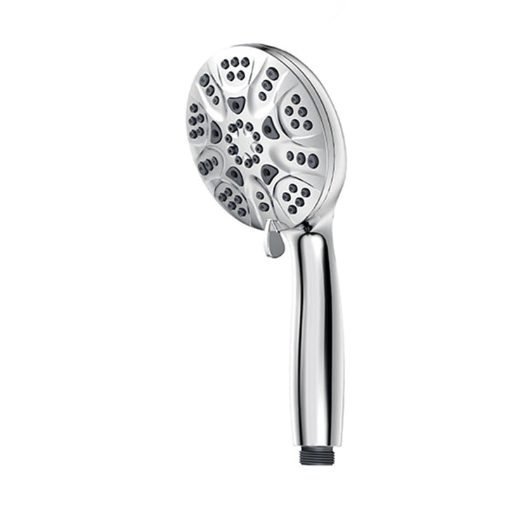 Lisslune | Contemporary Shower Combo Dual Shower Head Chrome Ceiling Mounted Round Shower Head