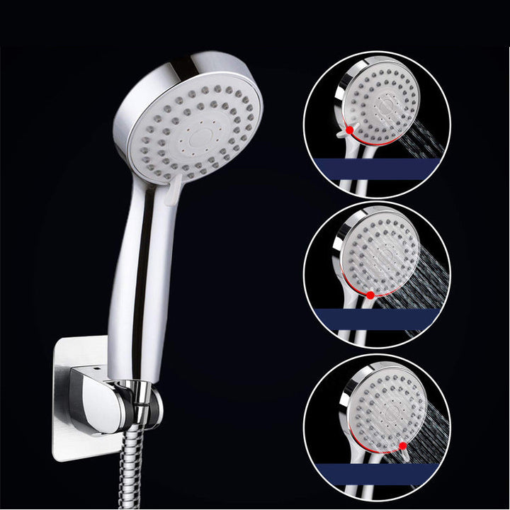 Lisslune | Modern Dual Shower Head Square High Arc Shower Head Combination in Silver