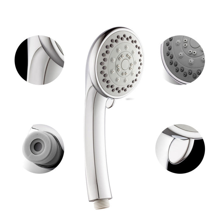 Lisslune | Single Double Showerhead Square High Arc Showerhead Combo in Chrome