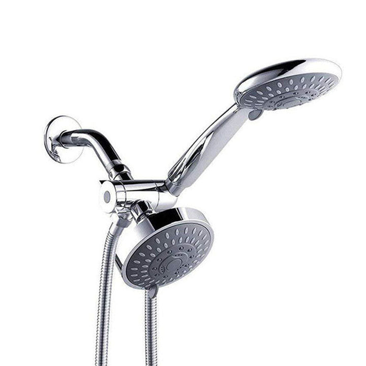 Lisslune | Modern Style Shower Heads Dual Wall Mounted Round Metal Dual Shower