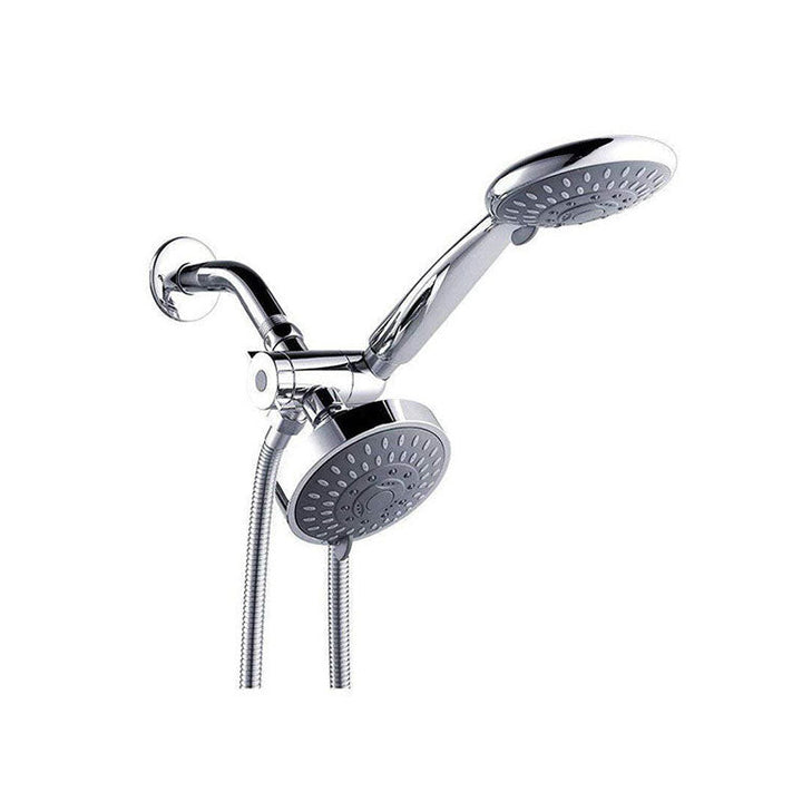 Lisslune | Modern Style Shower Heads Dual Wall Mounted Round Metal Dual Shower
