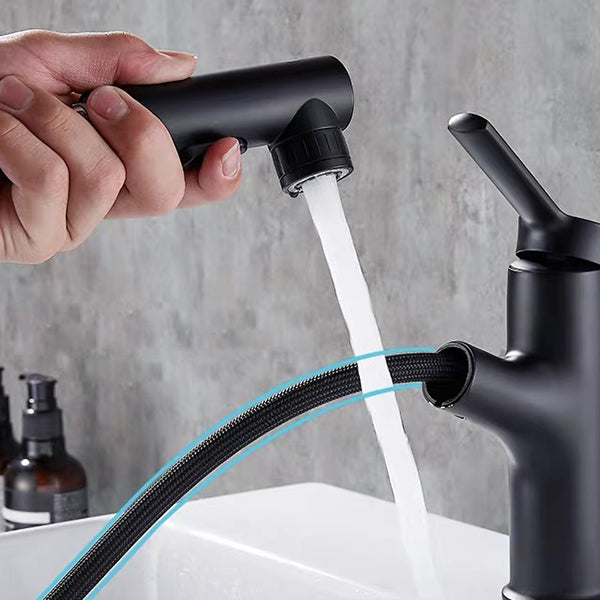 Lisslune | Contemporary Faucet Simple Low Arc Copper Sink Faucet