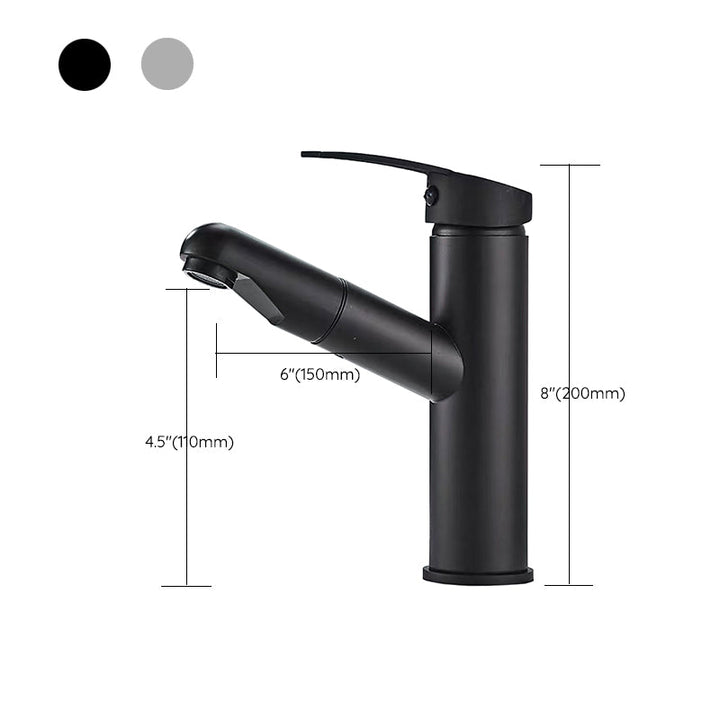 Lisslune | Contemporary Faucet Simple Low Arc Copper Sink Faucet
