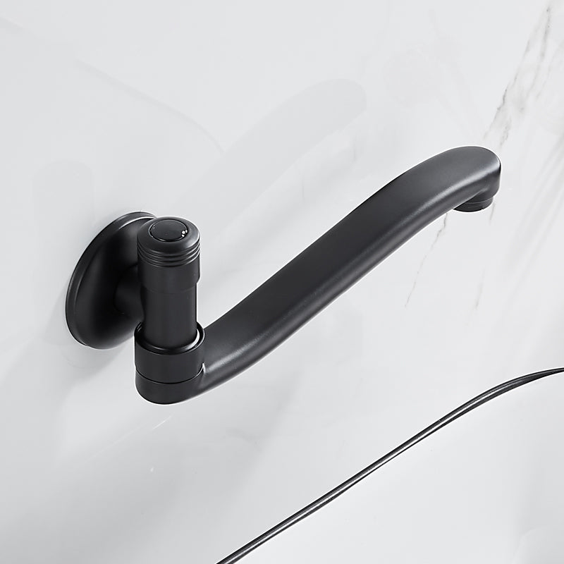 Lisslune | Shower Bath Filler Wall Mount Copper Low Arc Knob Handle Bathtub Faucet Trim