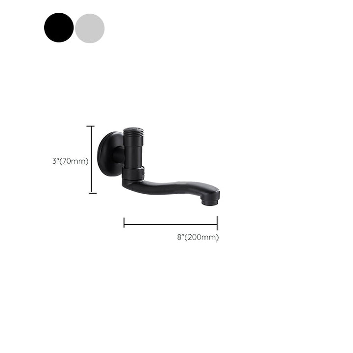 Lisslune | Shower Bath Filler Wall Mount Copper Low Arc Knob Handle Bathtub Faucet Trim