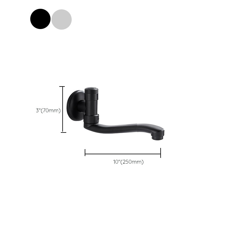 Lisslune | Shower Bath Filler Wall Mount Copper Low Arc Knob Handle Bathtub Faucet Trim