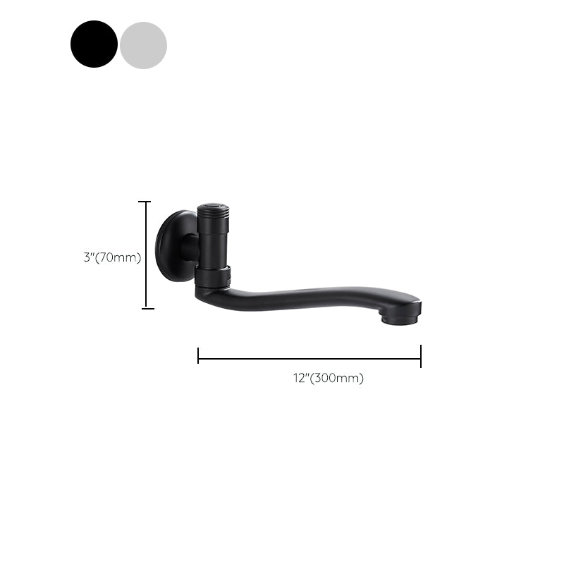 Lisslune | Shower Bath Filler Wall Mount Copper Low Arc Knob Handle Bathtub Faucet Trim