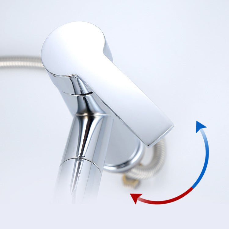 Lisslune | Contemporary Style Faucet Single Handle Basin Mixer Bathroom Faucet