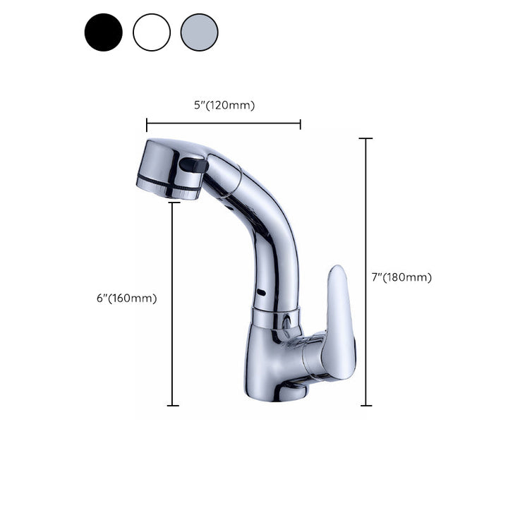 Lisslune | Contemporary Style Faucet Single Handle Basin Mixer Bathroom Faucet