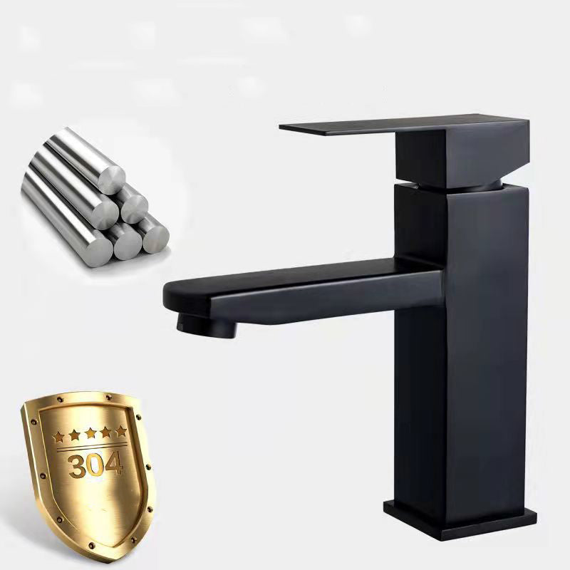 Lisslune | Basic Centered Sink Faucet Monochrome Faucet Sink Bathroom Faucet