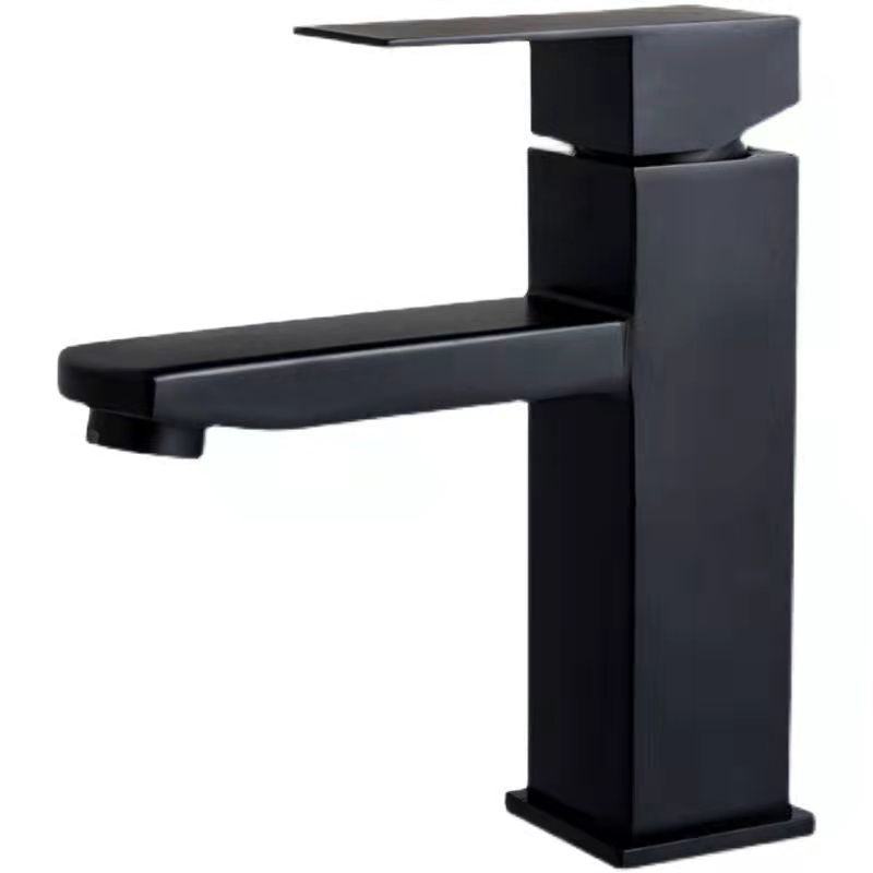 Lisslune | Basic Centered Sink Faucet Monochrome Faucet Sink Bathroom Faucet