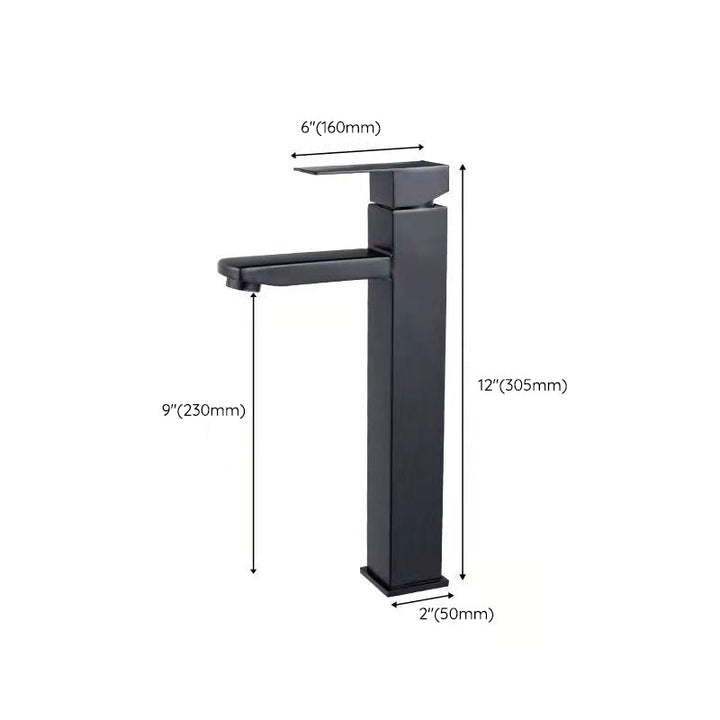 Lisslune | Basic Centered Faucet Monochrome Faucet Sink Bathroom Faucet