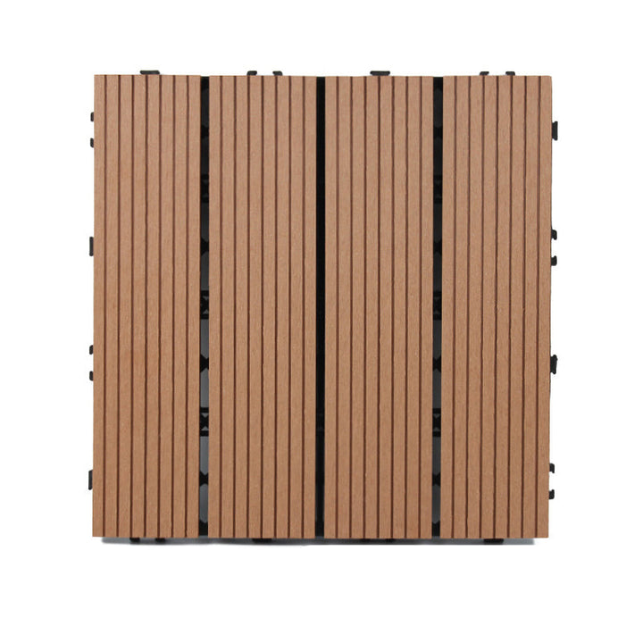 Lisslune | Classic interlocking deck boards Solid color patio tiles