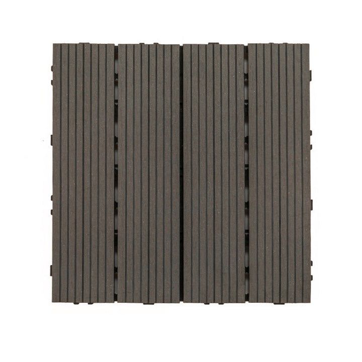 Lisslune | Classic interlocking deck boards Solid color patio tiles