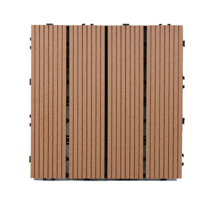 Lisslune | Classic interlocking deck boards Solid color patio tiles